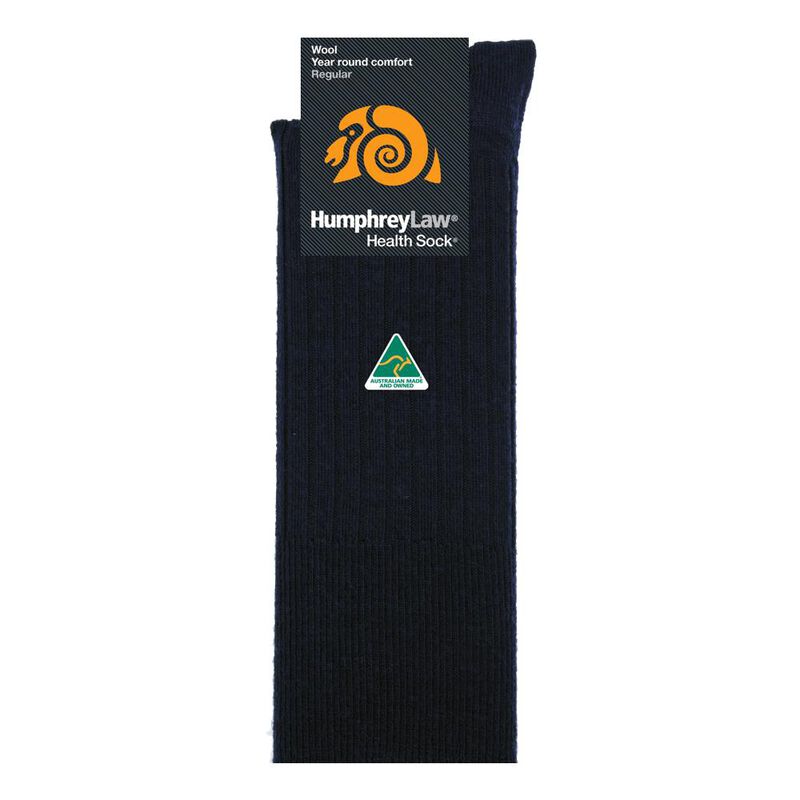 Humphrey Law Pure Wool No Tight Elastic Health Socks image number 1